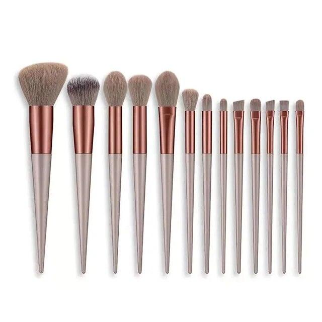 13pcs Soft Makeup Brushes Set Eyeliner Eye Shadow Brush Cosmetic Foundation Blush Powder Blending Beauty Makeup Tool Maquiagem - Sellinashop13pcs Soft Makeup Brushes Set Eyeliner Eye Shadow Brush Cosmetic Foundation Blush Powder Blending Beauty Makeup Tool Maquiagem