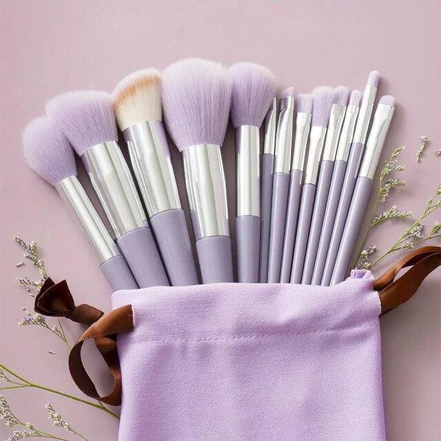 13pcs Soft Makeup Brushes Set Eyeliner Eye Shadow Brush Cosmetic Foundation Blush Powder Blending Beauty Makeup Tool Maquiagem - Sellinashop13pcs Soft Makeup Brushes Set Eyeliner Eye Shadow Brush Cosmetic Foundation Blush Powder Blending Beauty Makeup Tool Maquiagem