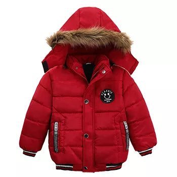 2-6 Years Autumn Winter Boys Jacket Warm Fur Collar Fashion Baby Girls Coat Hooded Zipper Outerwear Birthday Gift Kids Clothes - Sellinashop2-6 Years Autumn Winter Boys Jacket Warm Fur Collar Fashion Baby Girls Coat Hooded Zipper Outerwear Birthday Gift Kids Clothes