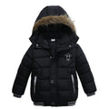 2-6 Years Autumn Winter Boys Jacket Warm Fur Collar Fashion Baby Girls Coat Hooded Zipper Outerwear Birthday Gift Kids Clothes - Sellinashop2-6 Years Autumn Winter Boys Jacket Warm Fur Collar Fashion Baby Girls Coat Hooded Zipper Outerwear Birthday Gift Kids Clothes