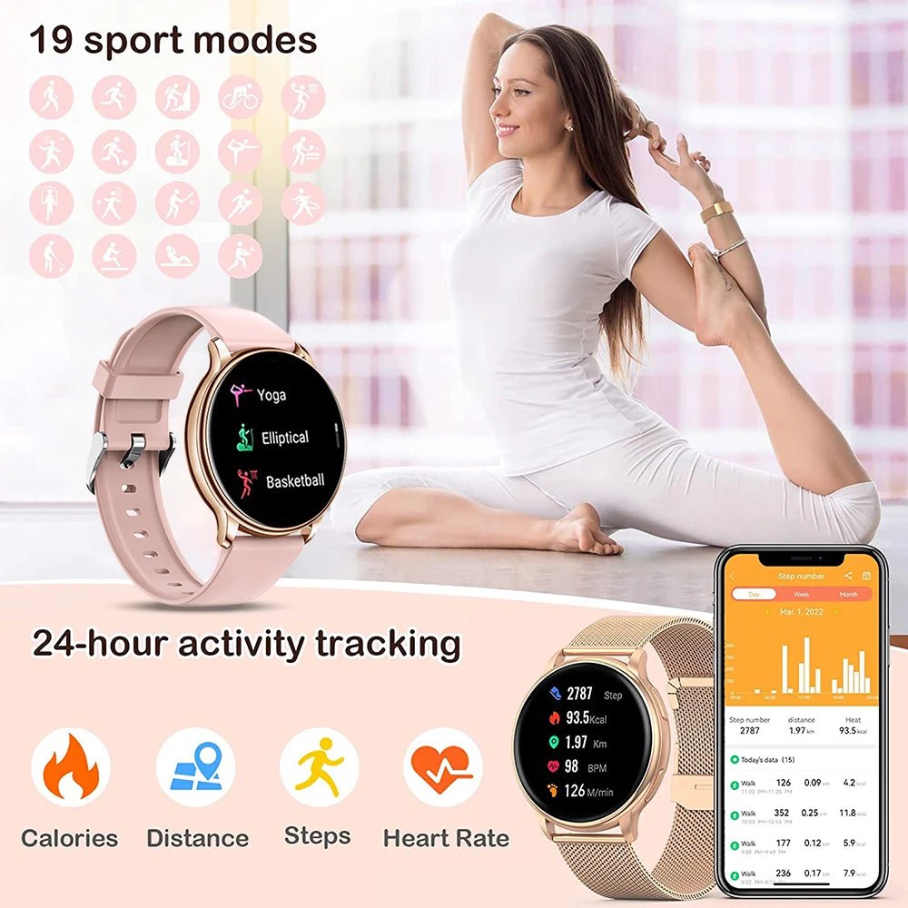 2023 Bluetooth Call Smart Watch Women Custom Dial Watches Men Sport Fitness Tracker Heart Rate Smartwatch For Android IOS - Sellinashop2023 Bluetooth Call Smart Watch Women Custom Dial Watches Men Sport Fitness Tracker Heart Rate Smartwatch For Android IOS