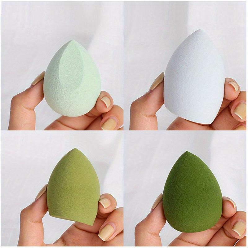 4 Pcs Professional Makeup Sponges Set - Blender For Foundation, Touch Ups, And Makeup - Latex-Free - Dry And Wet Use - Gift Box Included - Perfect Cosmetic Accessory - Sellinashop