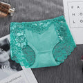 Women's Cotton Underwear Panties Sexy Lace Mid-Waist Hollow Female Briefs Hip Lift Underpants For Lady Plus Size Lingerie - Sellinashop