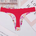 Women ruffles Underwear Invisible Seamless T Panties G-String Female Sexy Thongs Intimates Lingerie Ladies Briefs 1pcs dzk18 - Sellinashop