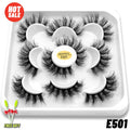 Eyelashes 3D Mink Lashes Fluffy Soft Wispy Natural Cross Eyelash Extension Reusable Lashes Mink False Eyelashes Makeup - Sellinashop