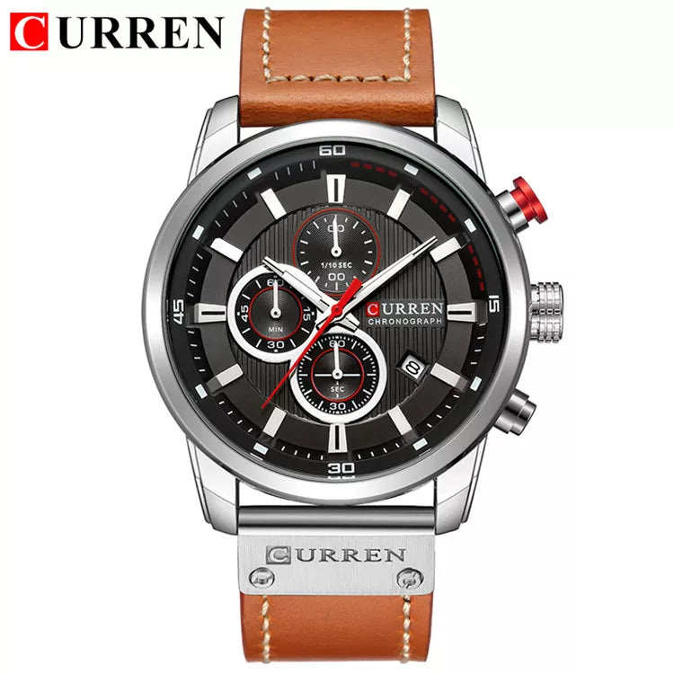 Top Brand Luxury Chronograph Quartz Watch Men Sports Watches Military Army Male Wrist Watch - Sellinashop