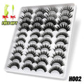 Eyelashes 3D Mink Lashes Fluffy Soft Wispy Natural Cross Eyelash Extension Reusable Lashes Mink False Eyelashes Makeup - Sellinashop