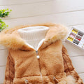 Plush Baby Jacket Thicken Warm Winter Jackets For Girls Sweater Coat Fashion Infant Hooded Outwear 1-4 Year Toddler Girl Clothes - Sellinashop