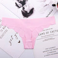 Women ruffles Underwear Invisible Seamless T Panties G-String Female Sexy Thongs Intimates Lingerie Ladies Briefs 1pcs dzk18 - Sellinashop