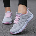Women Casual Shoes Fashion Breathable Walking Mesh Flat Shoes Woman White Sneakers Women 2022 - Sellinashop