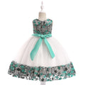 Summer Kids Girl Dress Embroidery Flower Girls Birthday Party Dresses Children Princess Prom Costums Formal Clothes 3 8 Years - Sellinashop