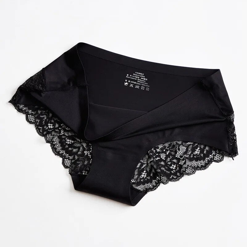 1 Pcs Panties For Woman Seamless Underwear Sexy Lace Briefs Solid Female Panties Underwear Women Sexy Lace Lingerie - Sellinashop