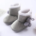 Autumn Winter Warm New born Boots 1 Year baby Girls Boys Shoes Toddler Soft Sole Fur Snow Boots 0-18M - Sellinashop