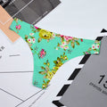 Women ruffles Underwear Invisible Seamless T Panties G-String Female Sexy Thongs Intimates Lingerie Ladies Briefs 1pcs dzk18 - Sellinashop