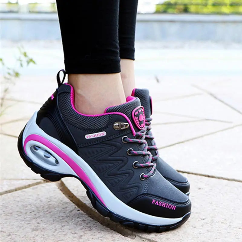 Autumn Air Cushions Women Sneakers Platform Sport Shoes Women's Tennis for Running Women's Sports Sneakers Red Trainers - Sellinashop