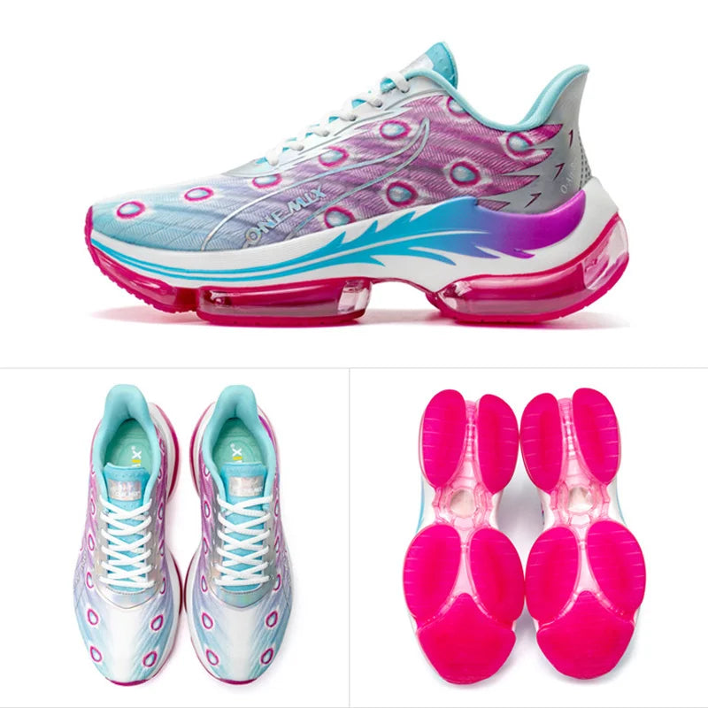 Pink Air Cushion Women Running Sneakers 2021 Fashion Sport Shoes Luxury Brand High Quality Professional Marathon Shoes - Sellinashop