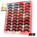 Eyelashes 3D Mink Lashes Fluffy Soft Wispy Natural Cross Eyelash Extension Reusable Lashes Mink False Eyelashes Makeup - Sellinashop