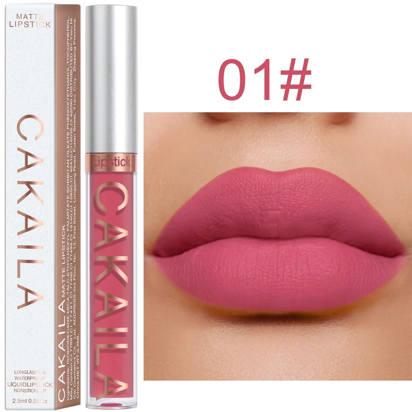 Matte Pink Velvet Lipstick 18 Colors Lip Gloss Long Lasting Non-marking Red Sexy Waterproof Liquid Lipsticks Lip Makeup Cosmetic - Sellinashop