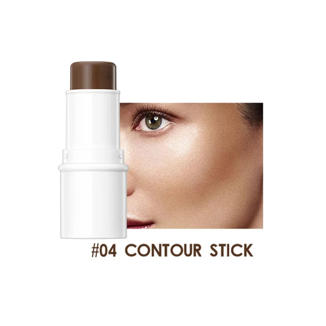 Face Makeup Bronzer Stick Cream Rouge Tint Contouring Makeup Cosmetic Highlighter Bronzer Pen Women Face Illuminator 7.2g - Sellinashop