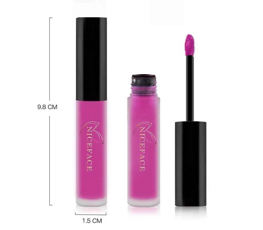 Lip Gloss 26 Colors Nude Matte Liquid Lipstick Mate Waterproof Long Lasting Moisturizing Lipgloss Lip Makeup Cosmetics - Sellinashop