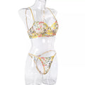 Sexy Lingerie Fancy Lace Set Woman 2 Pieces Transparent Women's Underwear Embroidery Erotic Beautiful Bra And Panty Set - Sellinashop