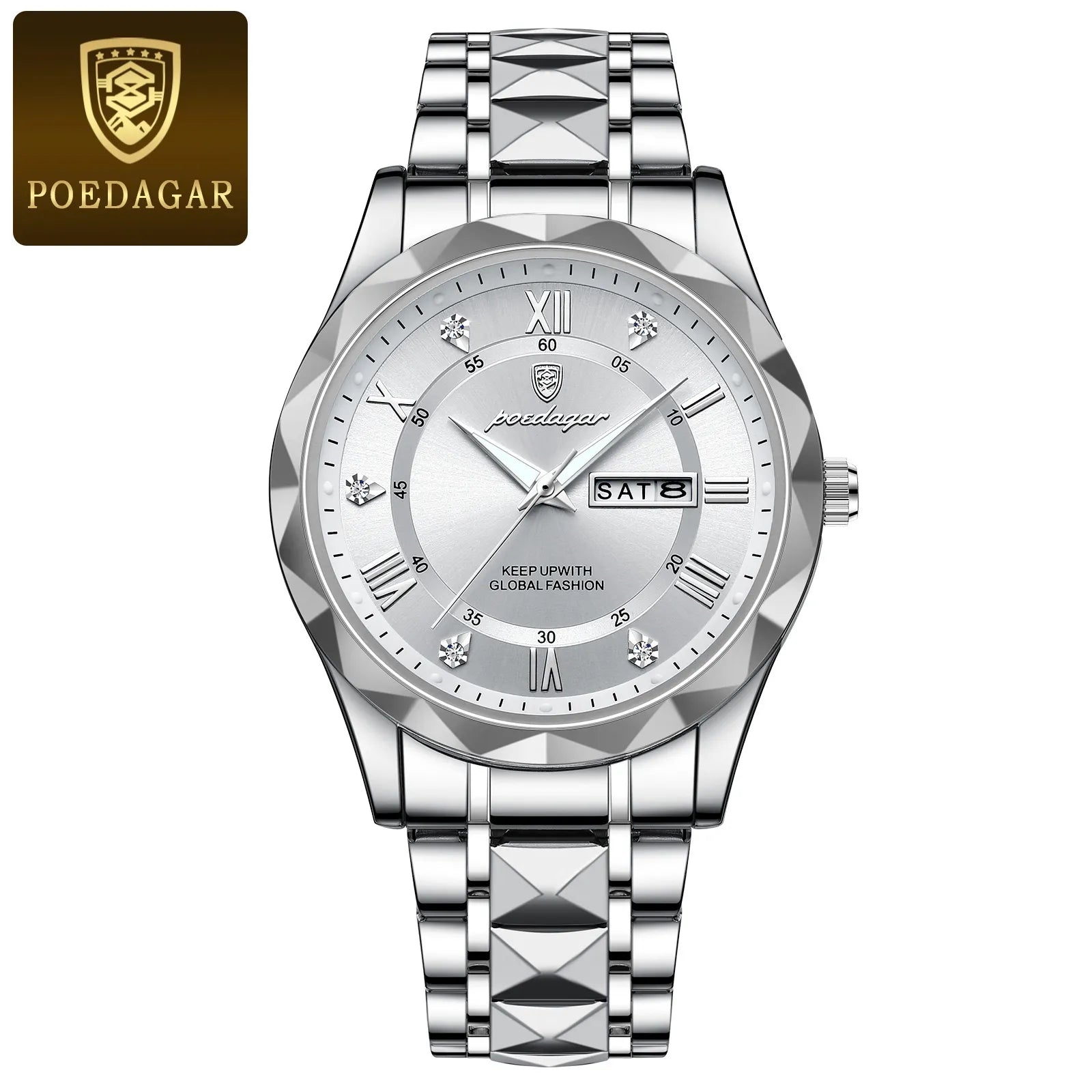 Luxury Business Man Wristwatch Waterproof Luminous Date Week Men Watch For Men Quartz Clock Leather Men's Watch - Sellinashop