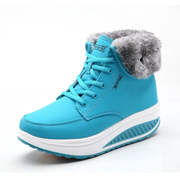 High Quality Waterproof Winter Women Boots Warm Plush Women's Snow Boots Outdoor Non-slip Sneakers Fur Platform Ankle Boots - Sellinashop