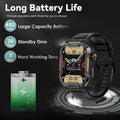 Outdoor Military Smart Watch Men Bluetooth Call Smartwatch For Xiaomi Android IOS Ip68 Waterproof Ftiness Watch - Sellinashop