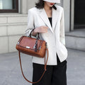 Women's Large Capacity Shoulder Bag, Fashion Zipper Crossbody Bag With Removable Strap - Sellinashop