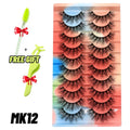 Eyelashes 3D Mink Lashes Fluffy Soft Wispy Natural Cross Eyelash Extension Reusable Lashes Mink False Eyelashes Makeup - Sellinashop