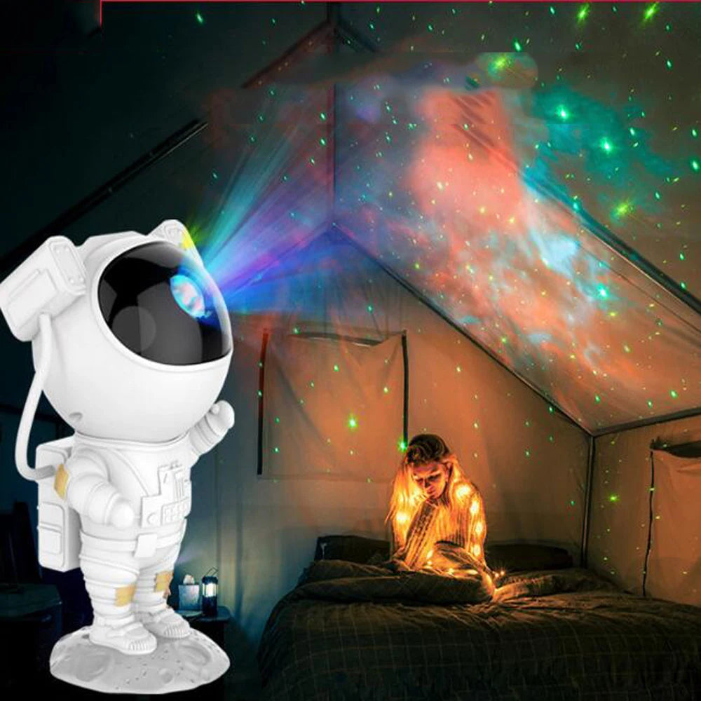 Star Galaxies Projector LED Night Light Starry Sky Astronaut Porjectors Lamp For Decoration Room Decor Children Gifts Desk Lamps - Sellinashop