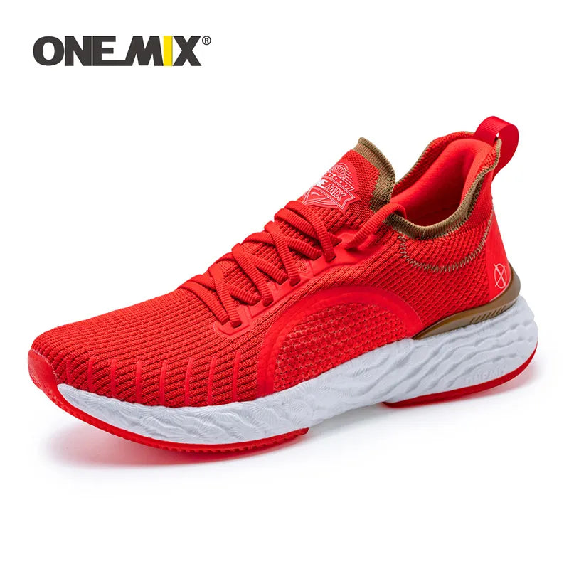 2023 Red Cushion Sneakers Running Shoes for Men Breathable Wear-resistant Walking Training Fitness Jogging Shoes Women - Sellinashop