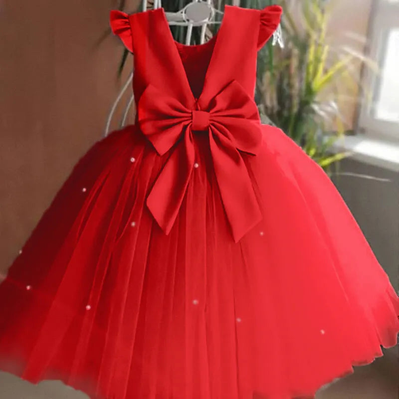New Fashion Wedding Party, Dress For Girl 1-5 Years Girls Dress Elegant Tutu Vestidos Kids Clothes - Sellinashop