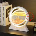 Moving Sand Art Table Lamp LED Night Light 3D Sandscape Hourglass Bedside Lamp Flowing Sand Painting Home Decor Gifts - Sellinashop
