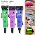 Colourful Eyeshadow Cream Long-lasting Matte Eye Makeup Smooth Eye Skin Tint Liquid Cream Eye Base Halloween Club Party Makeup - Sellinashop
