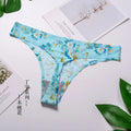 Women ruffles Underwear Invisible Seamless T Panties G-String Female Sexy Thongs Intimates Lingerie Ladies Briefs 1pcs dzk18 - Sellinashop