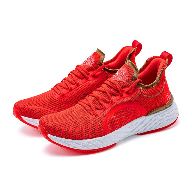 2023 Red Cushion Sneakers Running Shoes for Men Breathable Wear-resistant Walking Training Fitness Jogging Shoes Women - Sellinashop