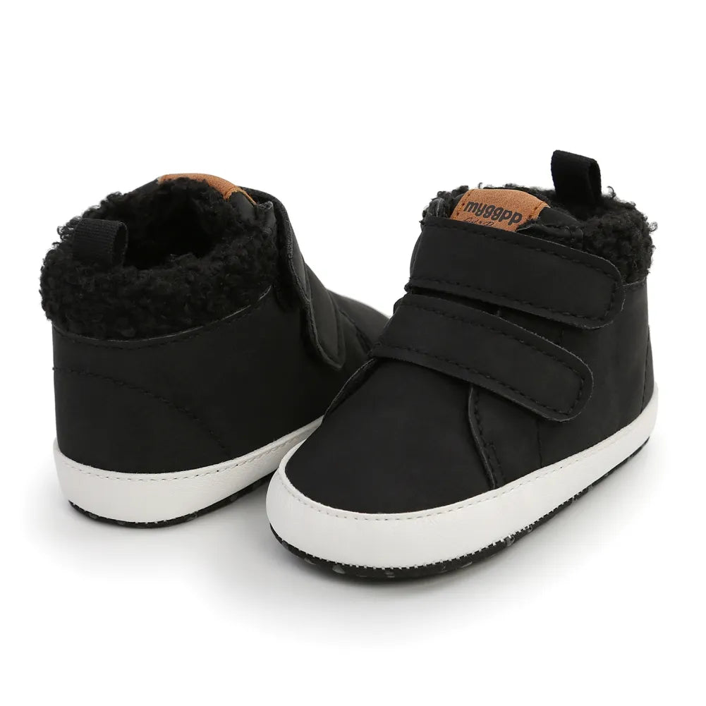 Baby Shoes Boy and Girl Winter Warm Infant Snow Boots Fleece Soft Bottom Shoe New born Indoor Sneakers Toddler First Walkers - Sellinashop
