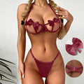 Hot Erotic Lace Lingerie Women Sexy Hollow Underwear Porn Dress Open Bra Crotch Sexy Lingerie Teddy Sex G-String Thong - Sellinashop