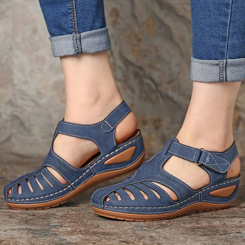 Women Sandals Bohemian Style Summer Shoes For Women Summer Sandals With Heels Gladiator . Elegant Wedges Shoes - Sellinashop