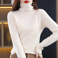 Wool Cashmere Sweater Women's with Long Sleeve