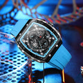 Top Brand Men's Watches Luxury Square Quartz Wristwatch Waterproof Luminous Chronograph Watch for Men Date Clock - Sellinashop