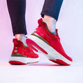 2023 Red Cushion Sneakers Running Shoes for Men Breathable Wear-resistant Walking Training Fitness Jogging Shoes Women - Sellinashop