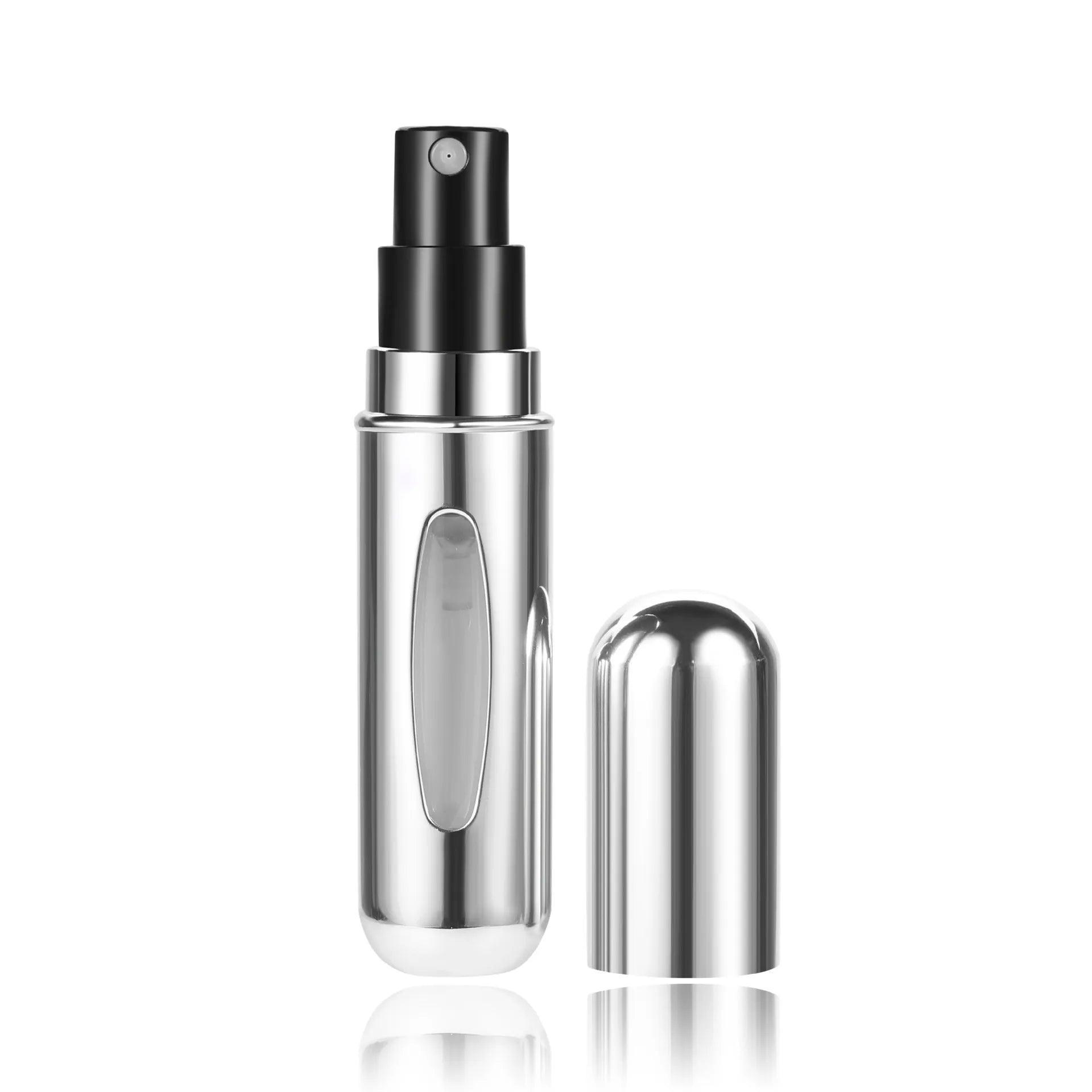 5ml Mini Perfume Atomizer Portable Liquid Container For Cosmetics Traveling Aluminum Spray Empty Refillable Spray Bottle - Sellinashop