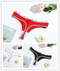 3PCS/Set Thong G-string Sexy Low-Rise Women Cotton Panties Antibacterial Briefs Lingerie Underpants Sport Intimates - Sellinashop