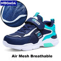 Children Casual Shoes for Boys Breathable Sneaker Summer Air Mesh Kids Hook & Loop Students School Shoe Size 28-40 - Sellinashop