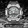 LIGE Digital Men Military Watch 50m Waterproof Wristwatch LED Quartz Clock Sport Watch Male Big Watches Men Relogios Masculino - Sellinashop