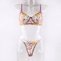 Sexy Lingerie Fancy Lace Set Woman 2 Pieces Transparent Women's Underwear Embroidery Erotic Beautiful Bra And Panty Set - Sellinashop