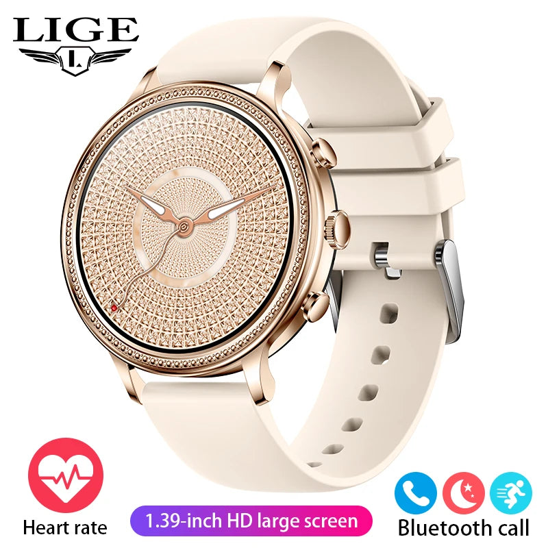 Luxury Smart Watches For Women Bluetooth Call Connected Phone Women Watch Health Monitor Sports Smartwatch 2023 Women Gift - Sellinashop