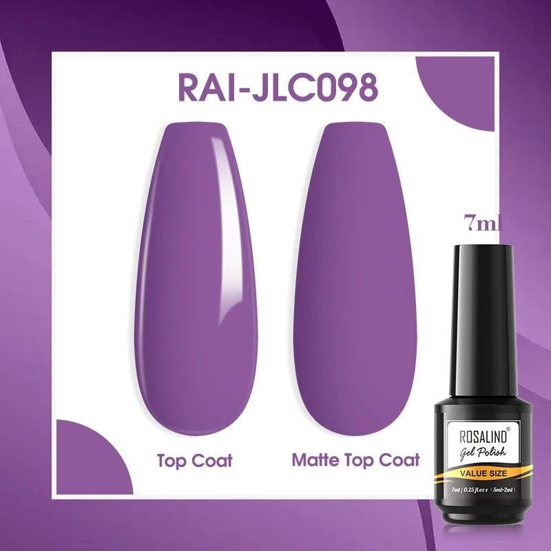 7ML Gel Nail Polish Colorful Glitter UV Nail Gel Vernis Semi Permanent Gel For Manicure Soak off Varnishes Nail Art - Sellinashop